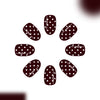 12 Sizes-24 Pcs Press On Nails C1384