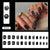 12 Sizes-24 Pcs Press On Nails W368