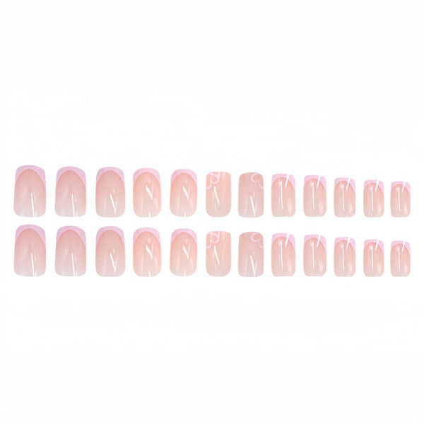 12 Sizes-24 Pcs Press On Nails Y165