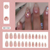 12 Sizes-24 Pcs Press On Nails W1740