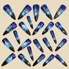 12 Sizes-24 Pcs Press On Nails Y1141