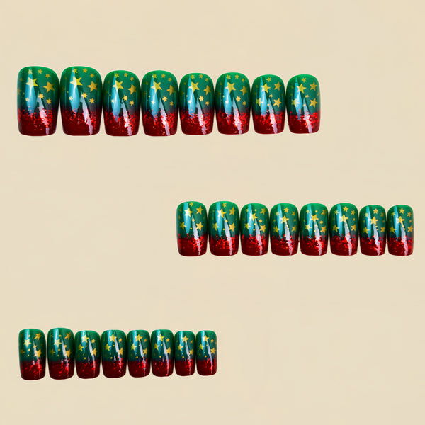 12 Sizes-24 Pcs Press On Nails Y1704