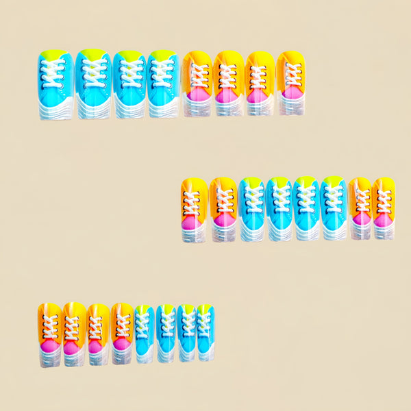 12 Sizes-24 Pcs Press On Nails Y1826