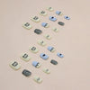 12 Sizes-24 Pcs Press On Nails K010
