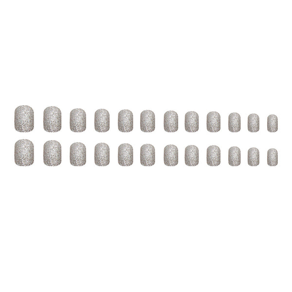 12 Sizes-24 Pcs Press On Nails W1188
