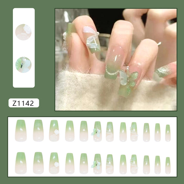 12 Sizes-24 PcsPress On Nails Z1142