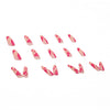 12 Sizes-24 Pcs Press On Nails W031