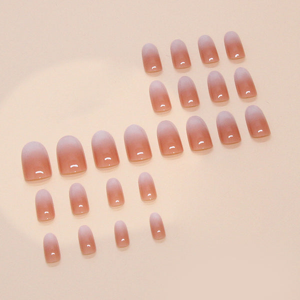 12 Sizes-24 Pcs Press On Nails W1655