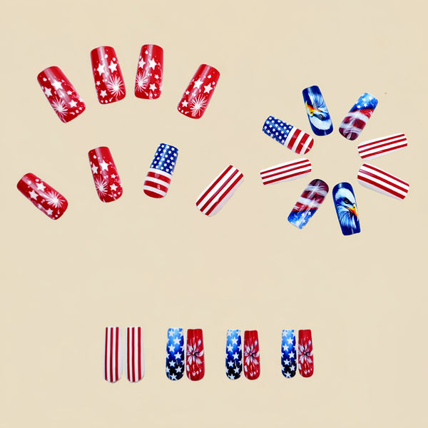 12 Sizes-24 Pcs Press On Nails Y737