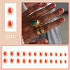12 Sizes-24 Pcs Press On Nails C374