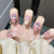 12 Sizes-24 Pcs Press On Nails Z382