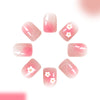 12 Sizes-24 Pcs Press On Nails C1184