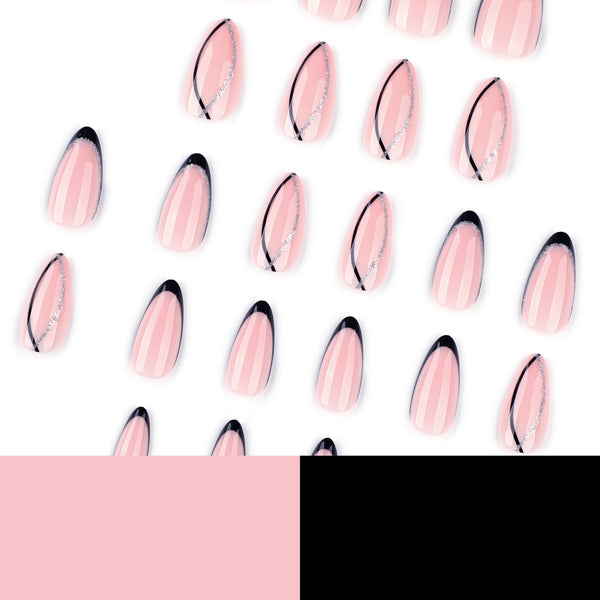 12 Sizes-24 Pcs Press On Nails JP3978