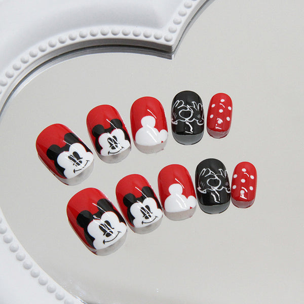 12 Sizes-24 Pcs Press On Nails K012