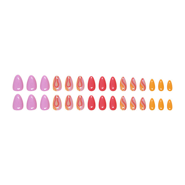 30 Pcs Press On Nails W1715