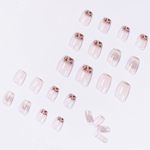 12 Sizes-24 Pcs Press On Nails JP1050