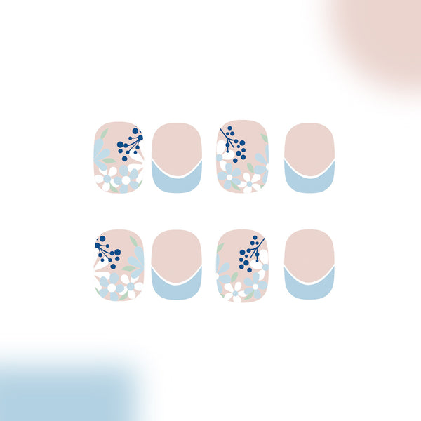 12 Sizes-24 Pcs Press On Nails C908