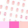 12 Sizes-24 Pcs Press On Nails JP2526