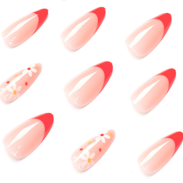 12 Sizes-24 Pcs Press On Nails JP1476