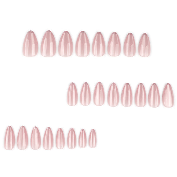 12 Sizes-24 Pcs Press On Nails JP4189