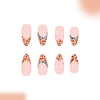 12 Sizes-24 Pcs Press On Nails C1065