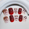 12 Sizes-24 Pcs Press On Nails R924