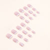 12 Sizes-24 Pcs Press On Nails W520