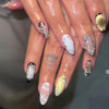12 Sizes-24 Pcs Press On Nails JP3845