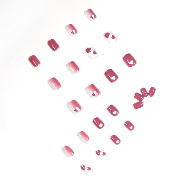 12 Sizes-24 Pcs Press On Nails JP1021