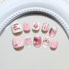 12 Sizes-24 Pcs Press On Nails K027