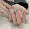 12 Sizes-24 Pcs Press On Nails R678
