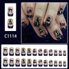 12 Sizes-24 Pcs Press On Nails C1114