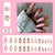 12 Sizes-24 Pcs Press On Nails W724