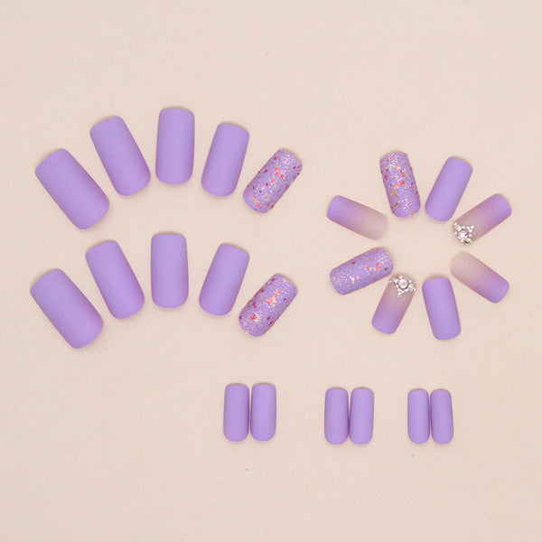 12 Sizes-24 Pcs Press On Nails Z731