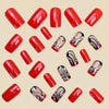 12 Sizes-24 Pcs Press On Nails Y1181