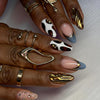 12 Sizes-24 Pcs Press On Nails Z1103