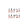 12 Sizes-24 Pcs Press On Nails JP2347