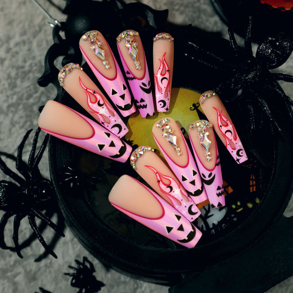 12 Sizes-24 Pcs Press On Nails JP2518