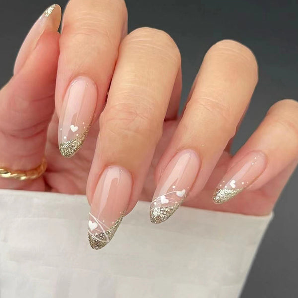 12 Sizes-24 Pcs Press On Nails W427