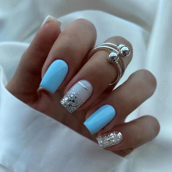 12 Sizes-24 Pcs Press On Nails W300