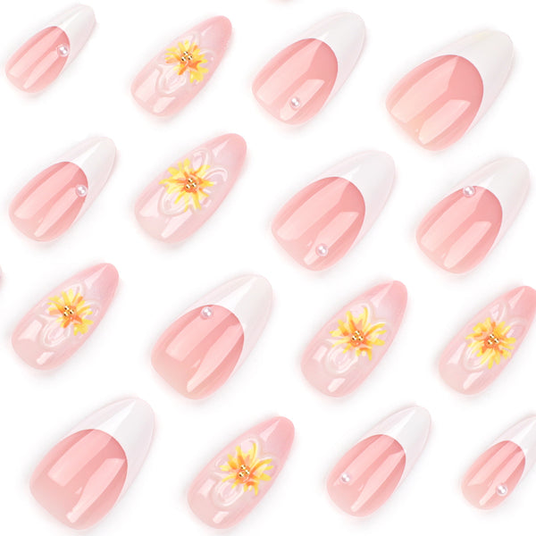 12 Sizes-24 Pcs Press On Nails JP3315