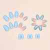 12 Sizes-24 Pcs Press On Nails W915