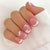 12 Sizes-24 Pcs Press On Nails W1214