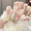 12 Sizes-24 Pcs Press On Nails Z593
