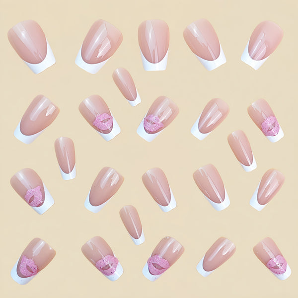 12 Sizes-24 Pcs Press On Nails Y876