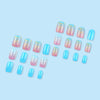 12 Sizes-24 Pcs Press On Nails DY1990