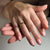 12 Sizes-24 Pcs Press On Nails JP2494