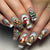 12 Sizes-24 Pcs Press On Nails Y1199