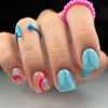 12 Sizes-24 Pcs Press On Nails W1080
