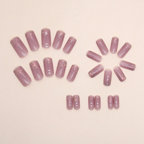 12 Sizes-24 Pcs Press On Nails W1229
